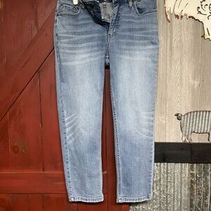Candace Cameron Bure Light Blue Ankle Jeans